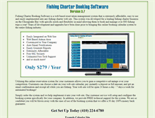 Tablet Screenshot of fishingchartersoftware.com